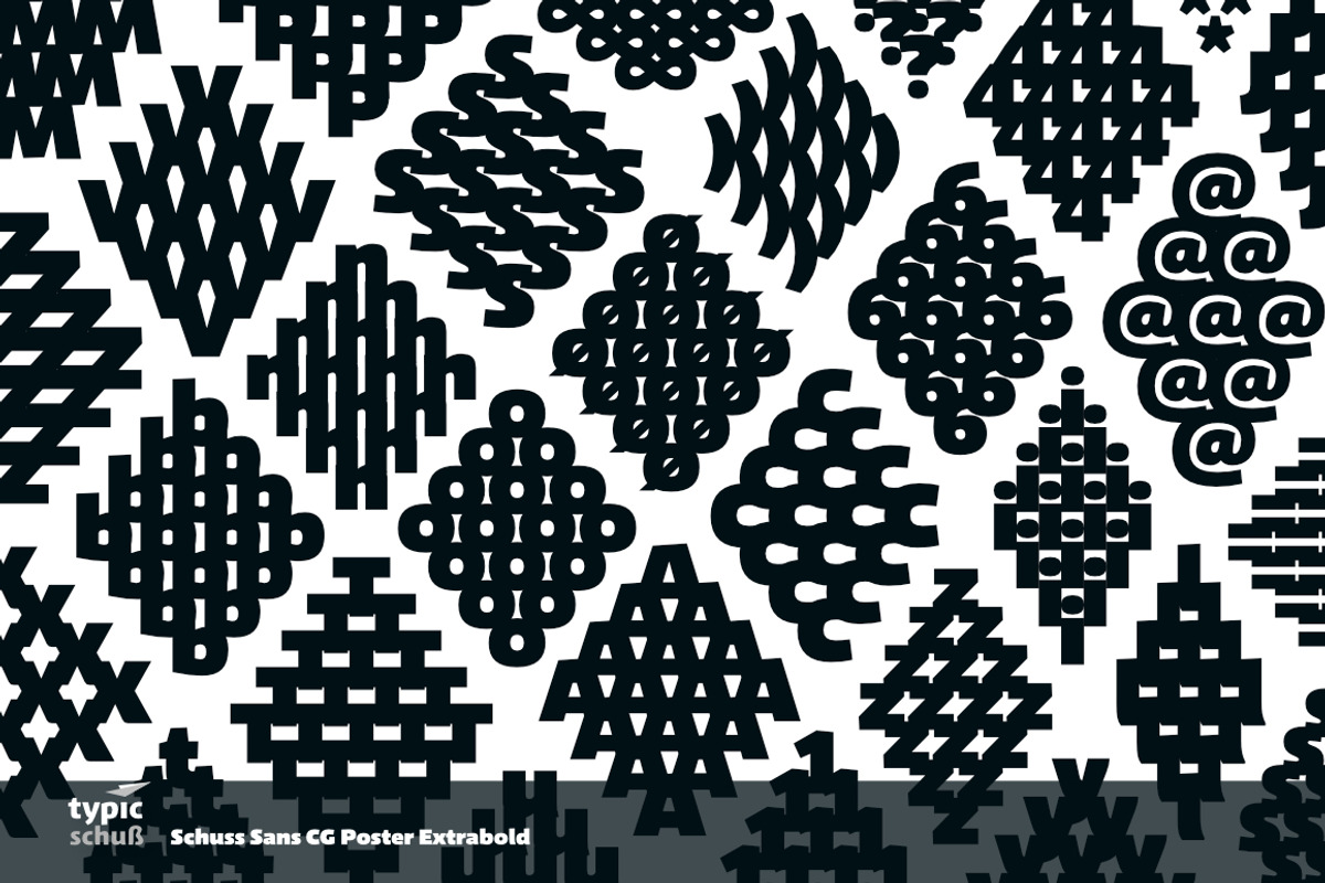 Schuss Sans CG Poster Extrabold, a Sans Serif Font by typic schuss (Photo 11 of 15)