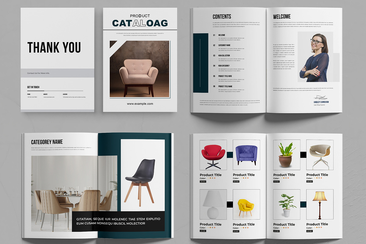 Product Catalog Layout, a Brochure Template by MightyDesign (Photo 2 of 6)