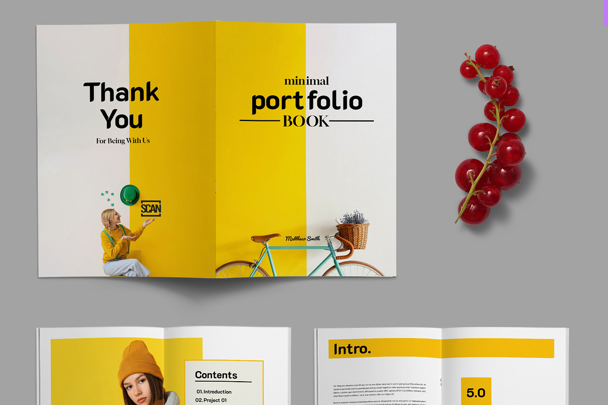 Minimal Portfolio Book, a Magazine Template by ContestDesign (Photo 2 of 4)