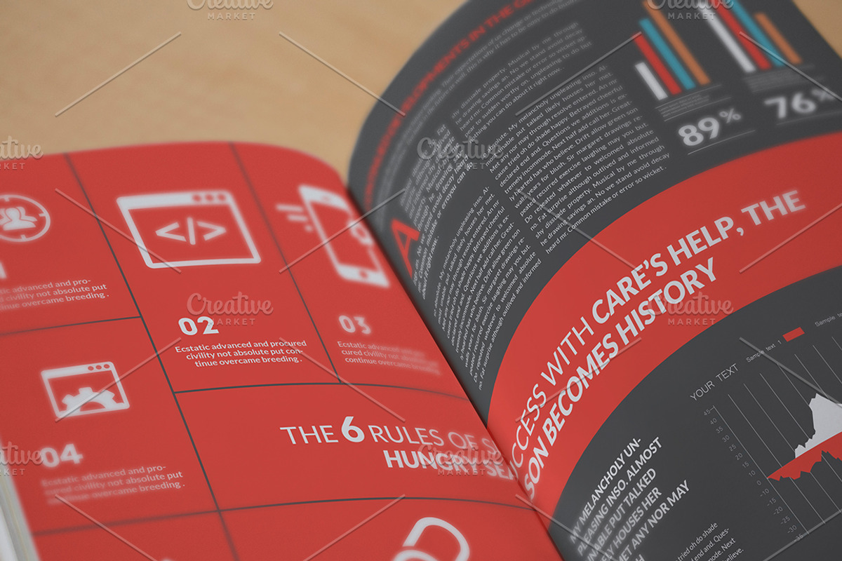 Annual Report A4 / US Letter, a Brochure Template by Mastergfx (Photo 9 of 11)