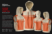 Hoodie Jacket Tank To Mockup, a Shirt Mockup by Nanggroe Scripting (Thumbnail 1 of 9)
