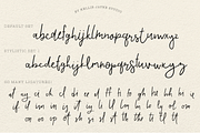 Champagne Flute Calligraphy Font, a Script Font by Kellie Jayne Studio (Thumbnail 7 of 10)