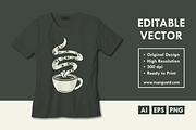 Ghost and Coffee, an Object Illustration by Mangustudio (Thumbnail 2 of 3)
