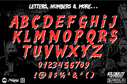 Killbilly - Rotating Horror Font, a Handwritten Font by Remedy667 (Thumbnail 7 of 7)