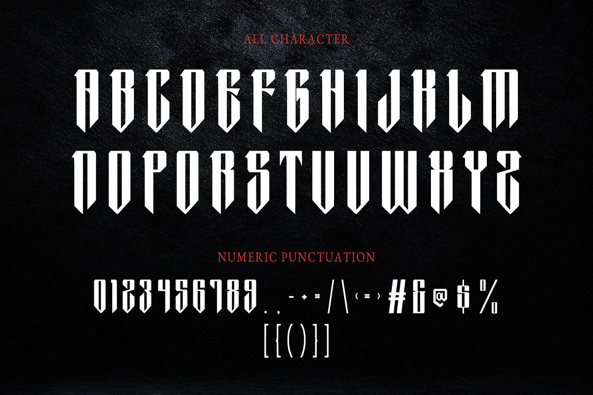 Luparuz Blackletter Display Font, a Blackletter Font by Maulana Creative (Photo 6 of 7)