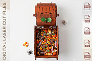 Pumpkin Candy Truck Laser Cut, an Object Graphic by WoodoraCut (Thumbnail 9 of 9)