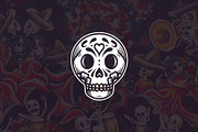 Dia de Muertos Skull Logo Template, a Branding & Logo Template by vectorwithin (Thumbnail 4 of 4)