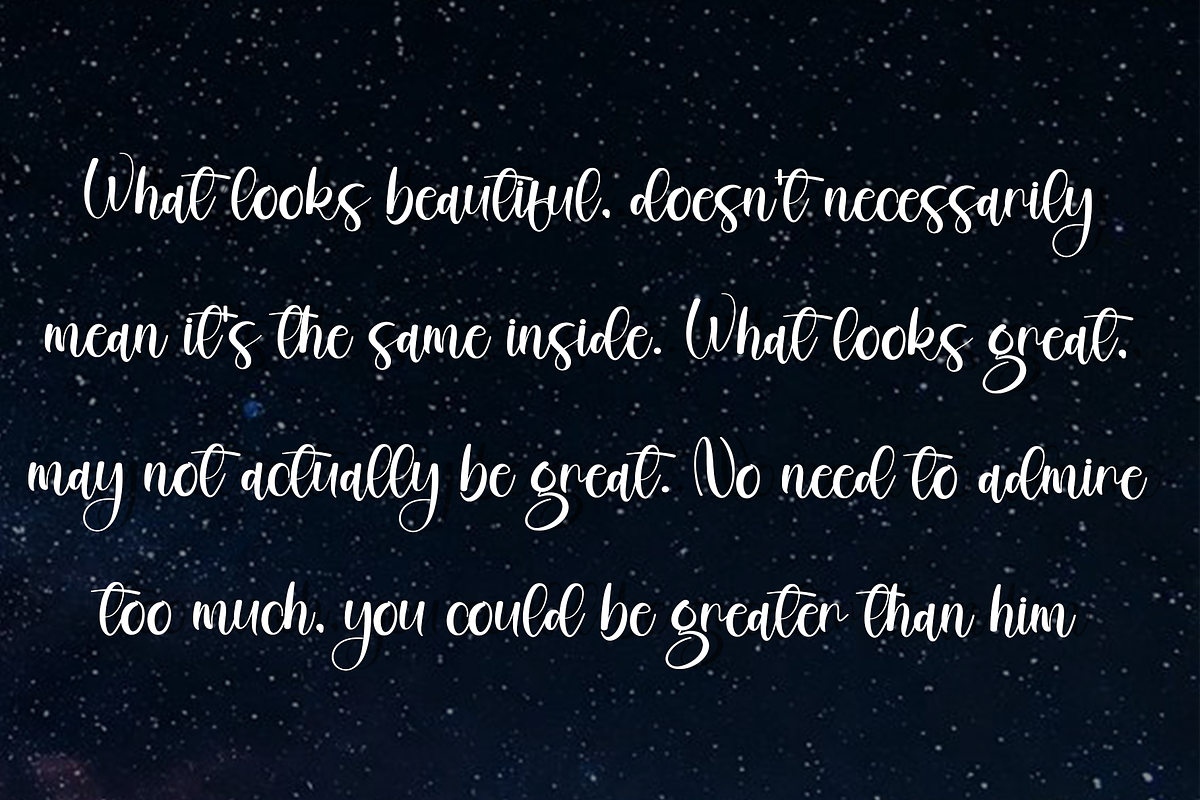 Beautiful Background, a Handwritten Font by FreshTypeINK (Photo 7 of 8)