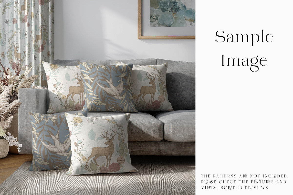 Throw Pillows Mockups, a Mockup by mock-ups (Photo 16 of 21)