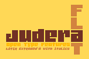 Judera Flat [2 fonts], a Sans Serif Font by deFharo (Thumbnail 1 of 7)