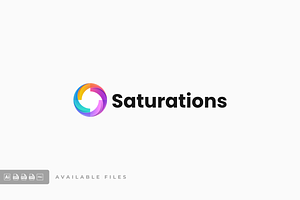 Saturations Gradient Colorful Logo, a Branding & Logo Template by ivan_artnivora