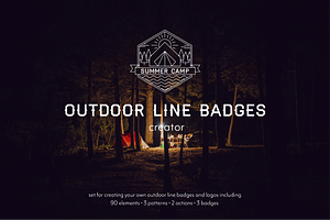 Outdoor Line Badges Creator