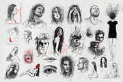 Drawing art: strokes, scribble, line, an Object Graphic by YuHusar (Thumbnail 5 of 16)
