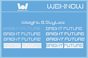 Bright Future font, a Font by weknow (Thumbnail 7 of 8)