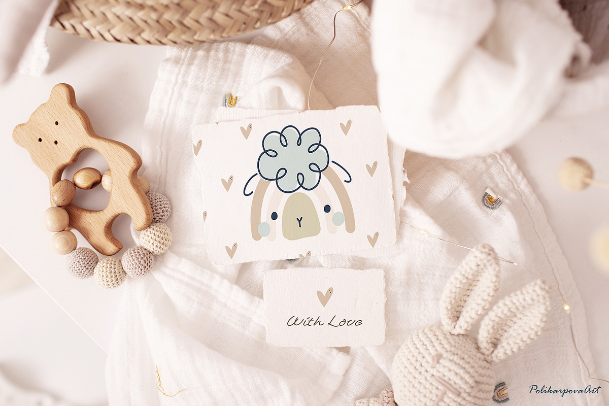 Face baby animals collection, an Animal Illustration by polikarpovaart (Photo 11 of 11)