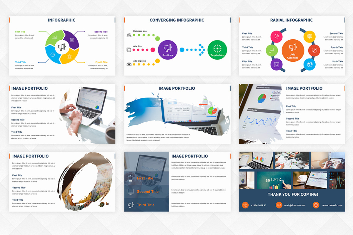 Ads Analytics PowerPoint Template, a Presentation Template by Affantjie Photowork (Photo 11 of 11)