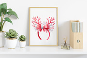 Silver Pink Christmas Clipart, an Illustration by Canvas Craft (Thumbnail 5 of 7)