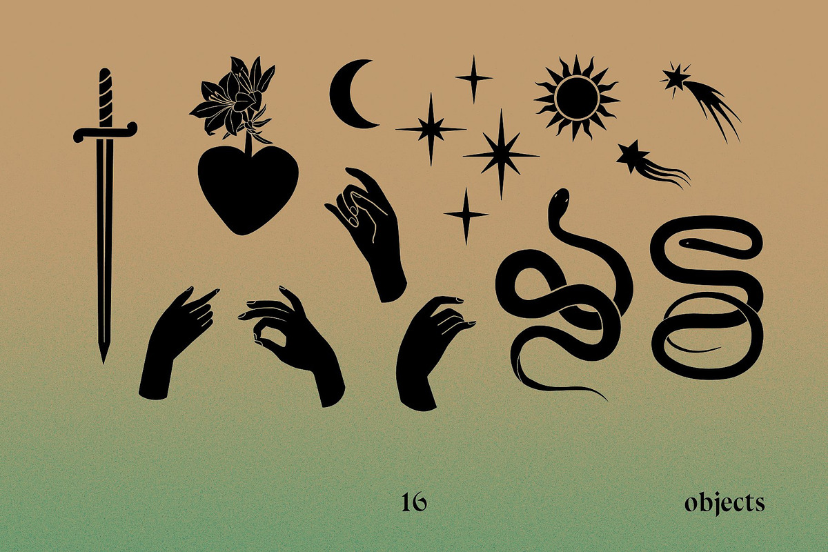 Mysterious set, an Illustration by Mii Lab (Photo 2 of 13)