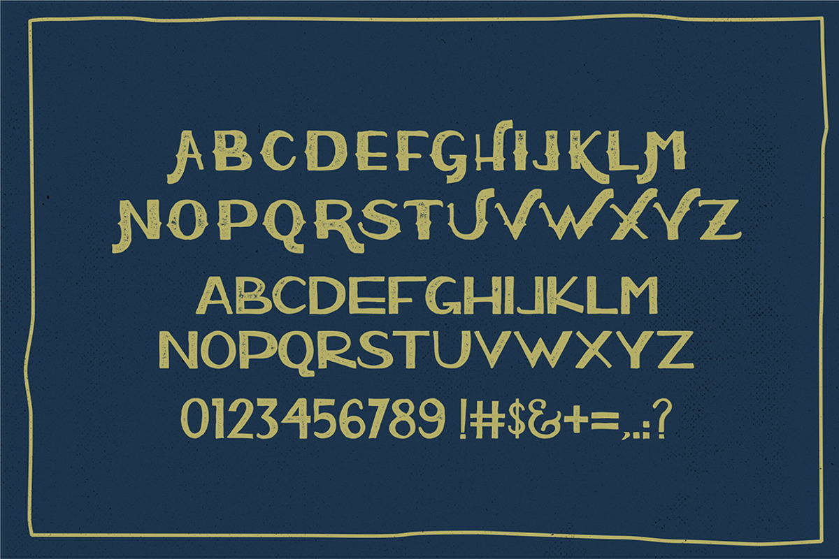 Wolder Typeface preview 2