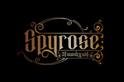 Spyrose, a Blackletter Font by INKSUN™ (Thumbnail 2 of 5)