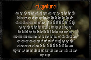 Distropiax - Modern Blackletter Font, a Blackletter Font by Dhabee (Thumbnail 3 of 15)