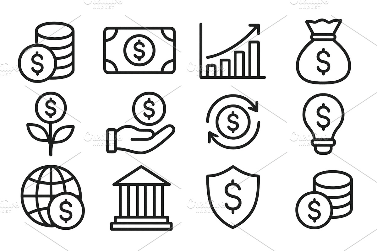 Conceptual illustration of financial, a Finance Illustration by ZinetroN