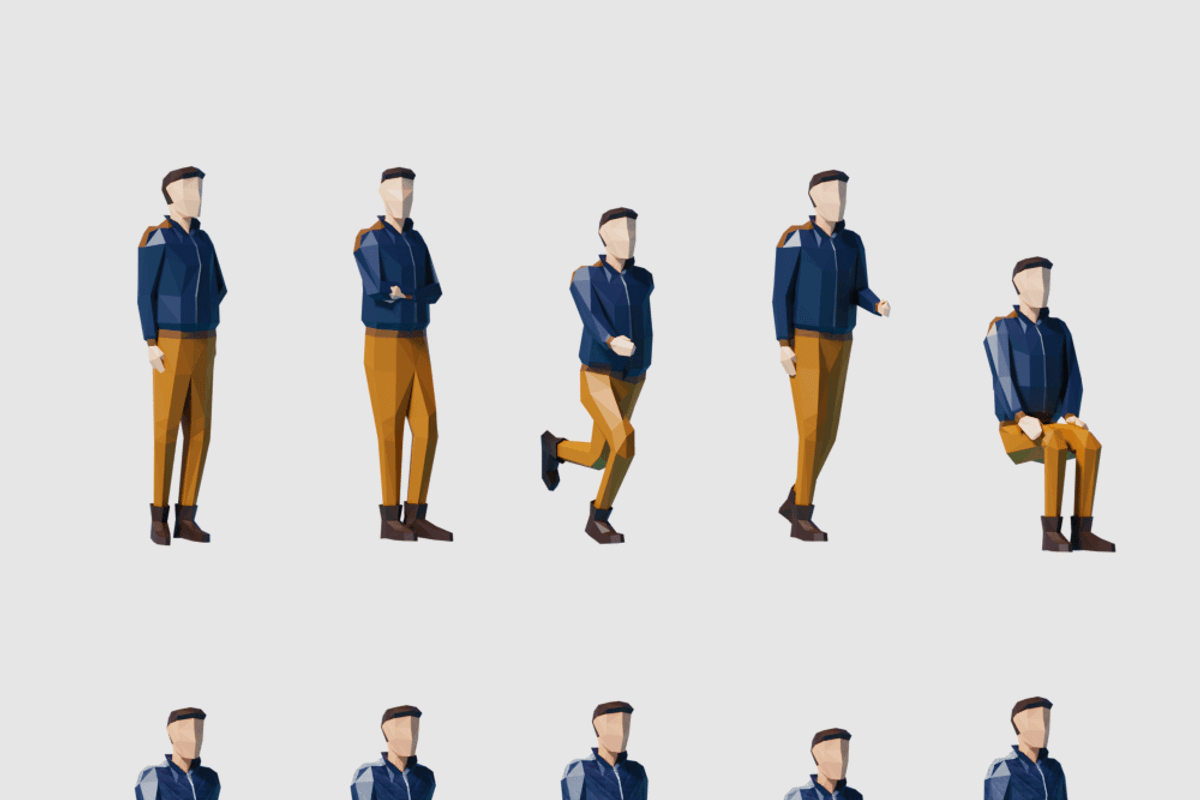 Autumn People, a Characters & Person 3D Model by Studio Ochi (Photo 8 of 12)