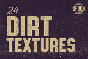 24 Dirt Textures in JPG & PNG Format