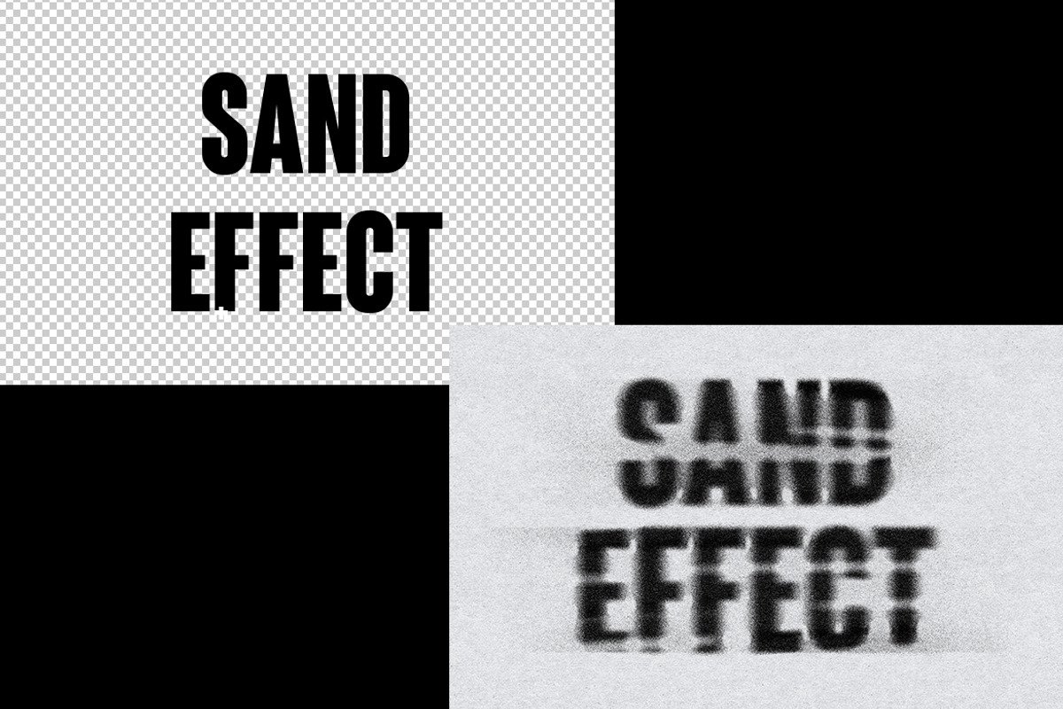 Sand Distortion Text Effect, a Layer Style Add-On by dokudokunomi (Photo 3 of 3)