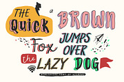 Nine to Five Fonts, a Sans Serif Font by giemons™ (Thumbnail 3 of 8)