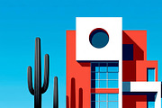 Modern Desert Architecture, an Object Illustration by StockVerse Creative (Thumbnail 4 of 4)