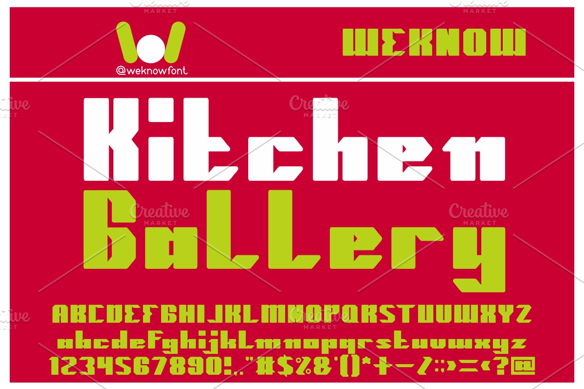 High Speed font, a Font by weknow (Photo 5 of 5)