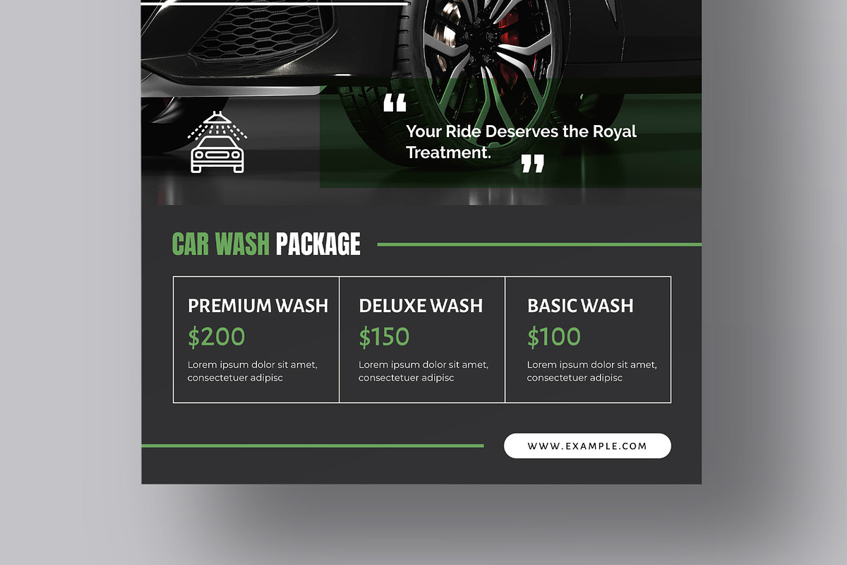 Modern Auto Detailing Service Poster, a Flyer Template by MightyDesign (Photo 3 of 8)