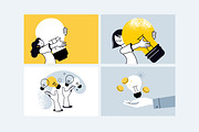 Creative Business Banners, a Person Illustration by PureSolution (Thumbnail 8 of 12)