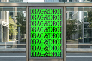Bus stop poster mockup, an Advertising Mockup by sam.huckle