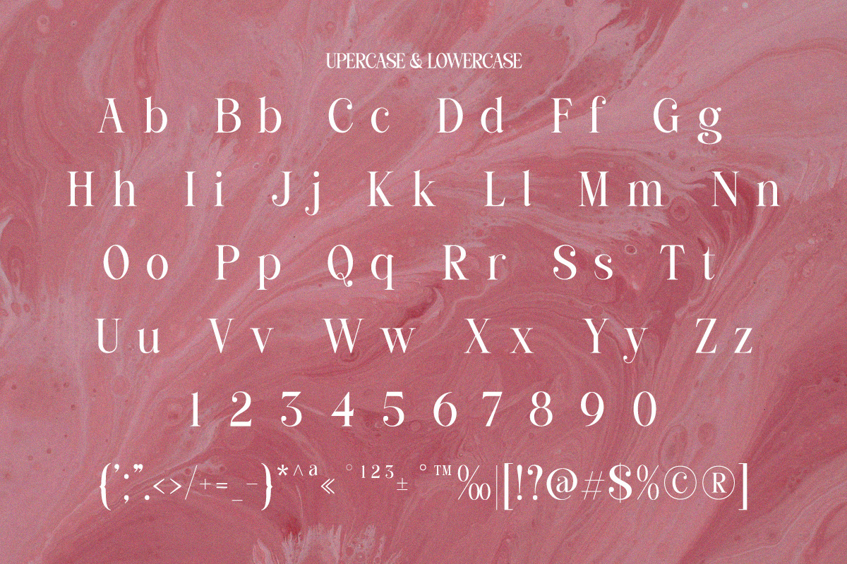 Acayura - Modern Elegant Luxury, a Serif Font by Qweera Studio (Photo 10 of 12)