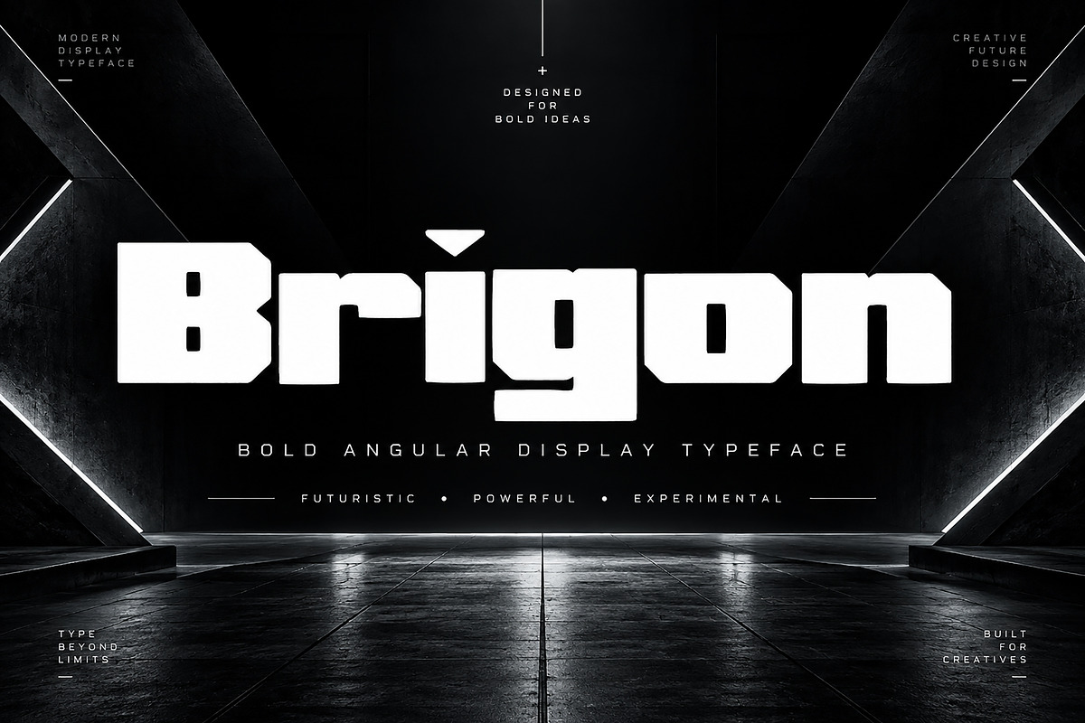 Brigon — Bold Display Typeface, a Slab Serif Font by Wow Magic (Photo 3 of 5)