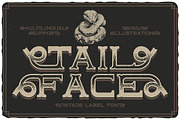 Tailface Vintage Layered Font, a Serif Font by JumboDesign (Thumbnail 1 of 6)