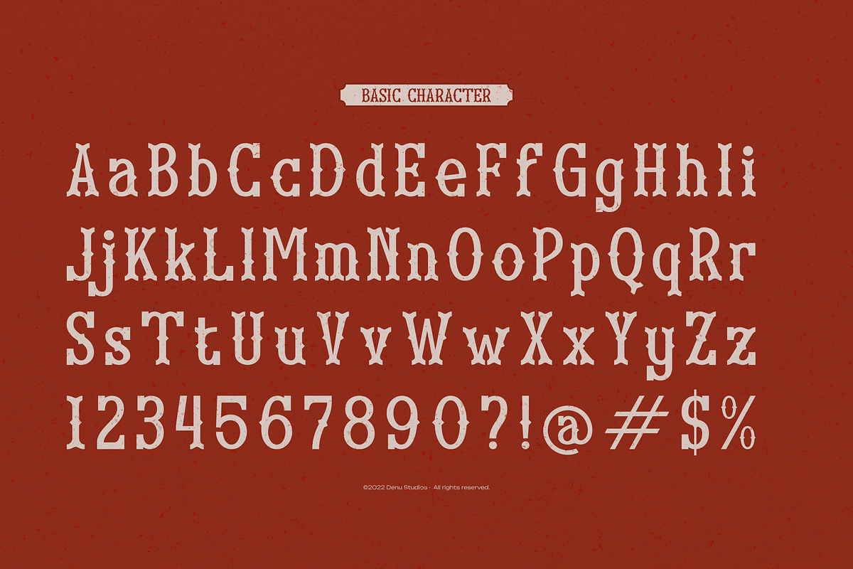 Drexia | Western Typeface, a Slab Serif Font by Denustudios (Photo 10 of 12)