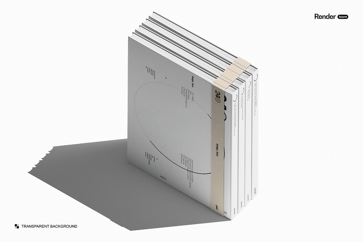 Book Mockup Set, a Books & Magazine Mockup by Renderteam (Photo 13 of 14)