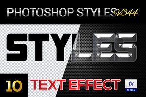 10 Creative Photoshop Styles V344