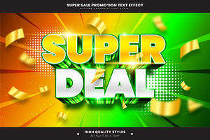 Super Sale Editable Text Effect V2