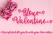 Your Valentine, a Script Font by Freeling Design House (Thumbnail 1 of 7)