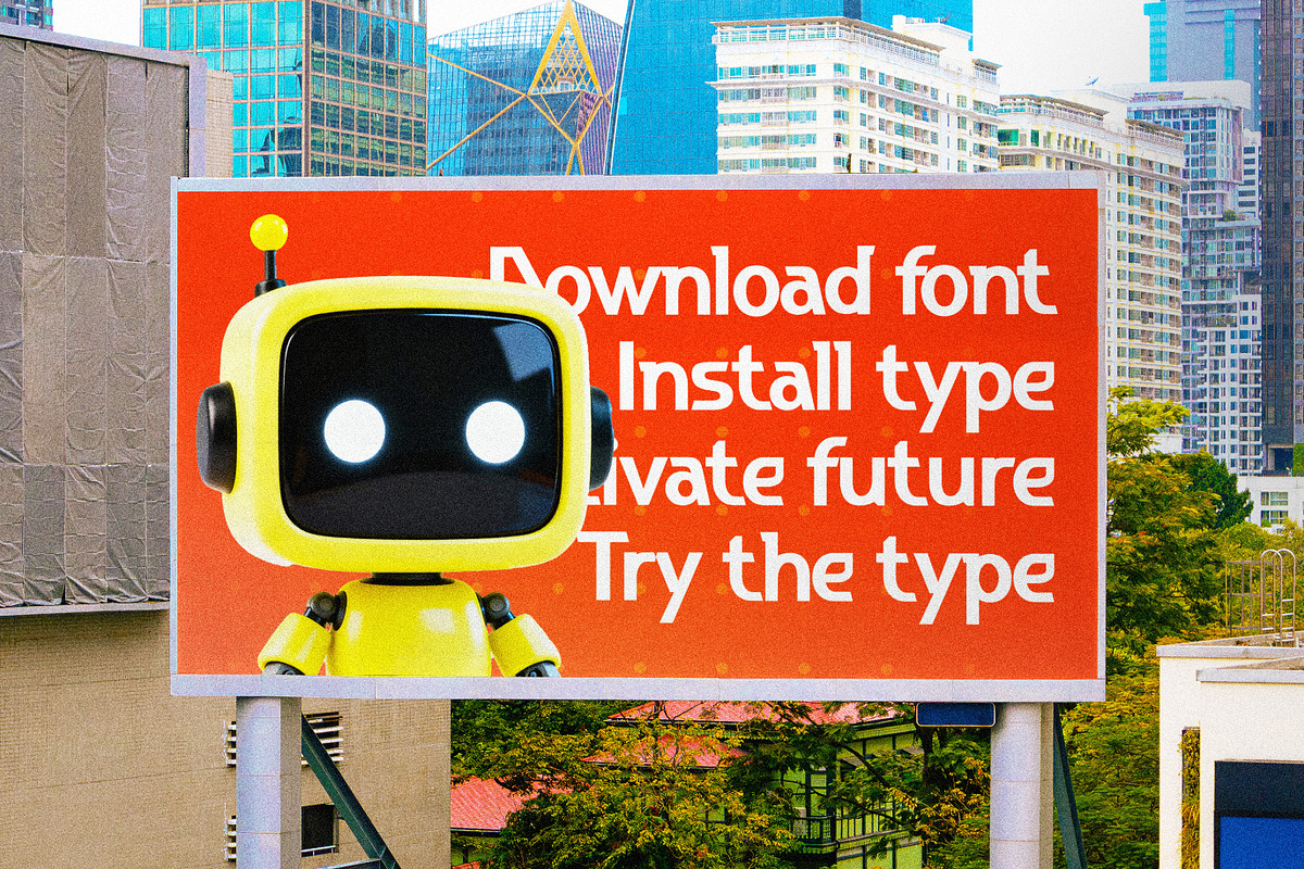 Aresca - Bold Futuristic Font, a Font by Simetrica Labs (Photo 11 of 12)