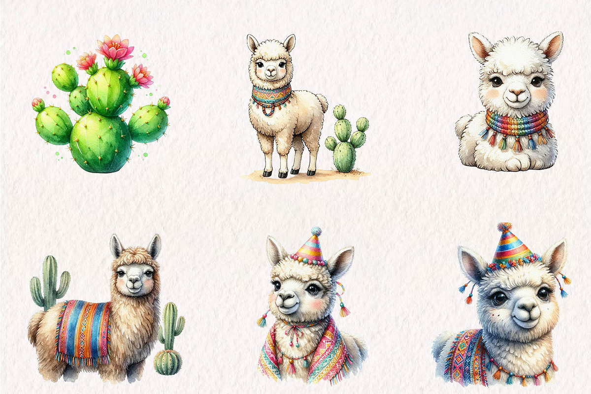 No Drama Llamas Graphics Collection, a Seasonal Illustration by CreationArt (Photo 2 of 7)
