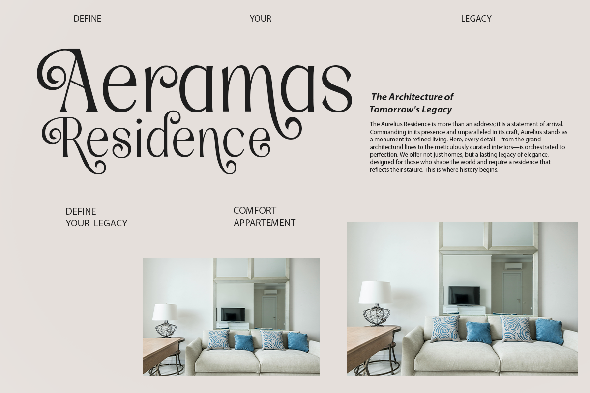 Fradesty - Luxury Serif Font, a Font by RagamKata (Photo 4 of 13)