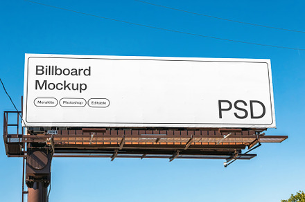 Outdoor Billboard Mockup PSD, an Advertising Mockup by Area Mockups