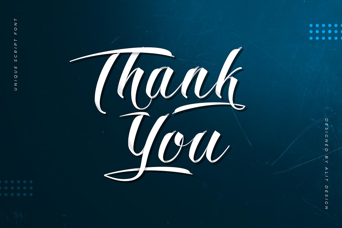Lucky Pletan Typeface, a Script Font by alit design (Photo 15 of 15)