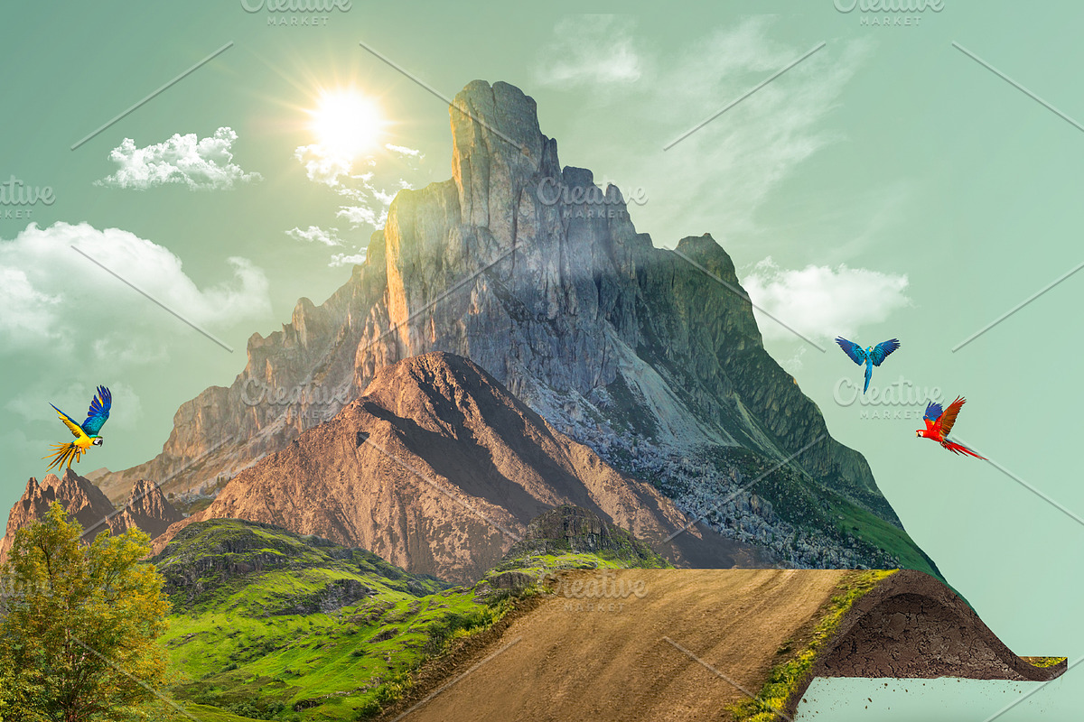 Beautiful landscape off road, an Illustration by Nomad (Photo 2 of 3)