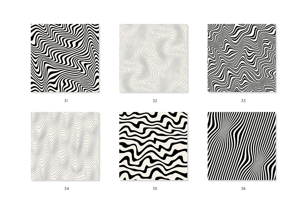 Distorted Seamless Patterns | Vol. 2, a Pattern Graphic by Curly_Pat (Photo 7 of 9)